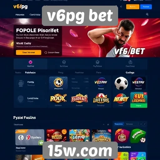 Acessibilidade e interface do site v6pg bet